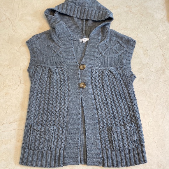 Grane Jackets & Blazers - Knit Sweater Vest Grey